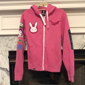 Overwatch D-Va hoodie from JINX. Men’s size Small